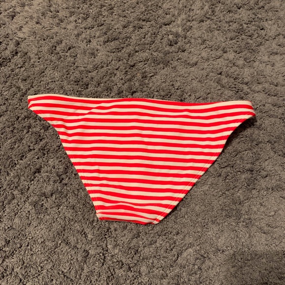 Red & White Striped Bathing Suit Bottoms - Picture 2 of 2